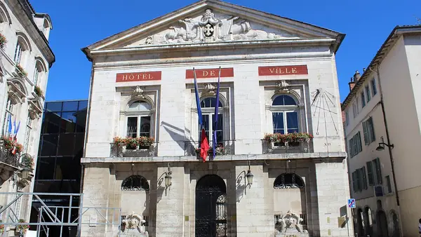 Vue de Bourg-en-Bresse, chef-lieu du département