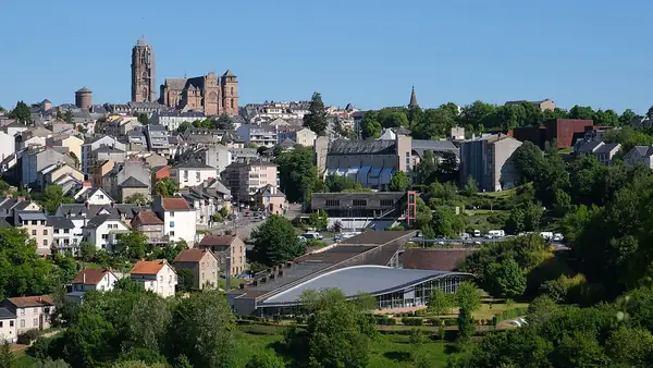 Vue de Rodez, chef-lieu du département