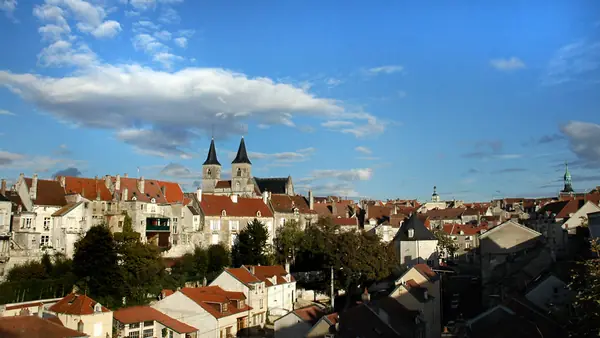Vue de Chaumont, chef-lieu du département