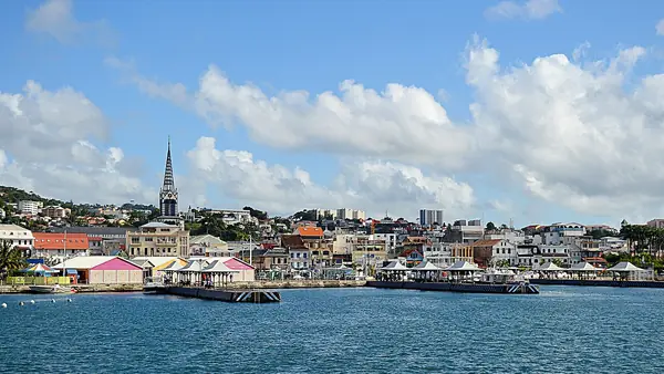 Vue de Fort-de-France, chef-lieu du département