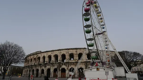 Vue de Nîmes